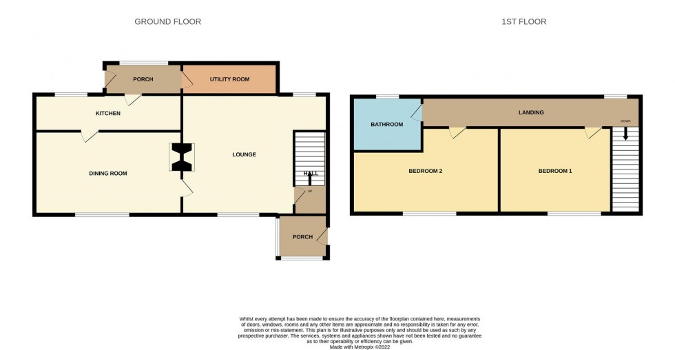 Floorplan for Ash Street, Stocksfield, Stocksfield, Northumberland