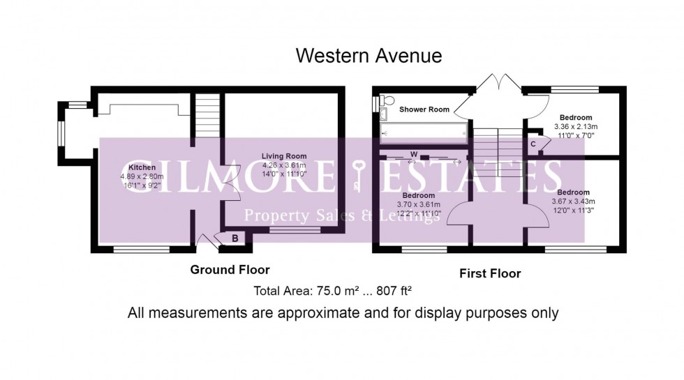 Floorplan for Western Avenue, Prudhoe