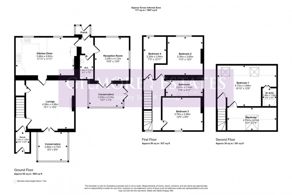 Floorplan for New Ridley, Stocksfield