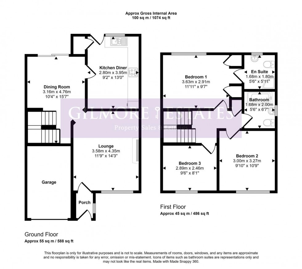 Floorplan for Percy Lonnen, Prudhoe