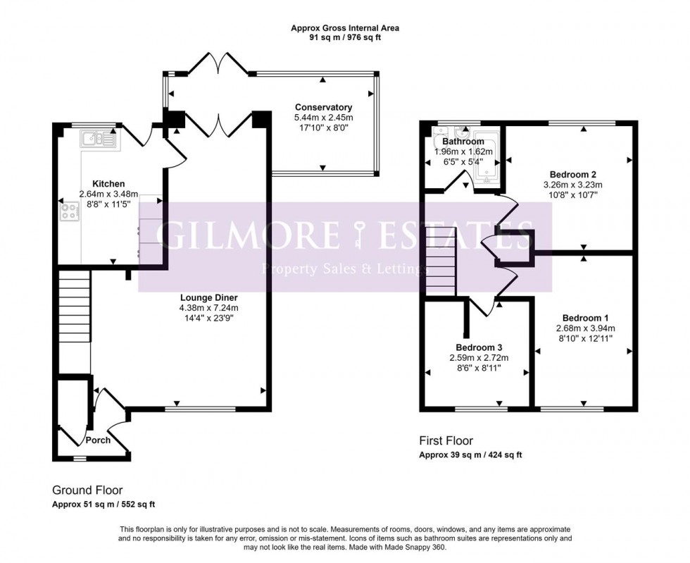 Floorplan for Linnheads, Prudhoe