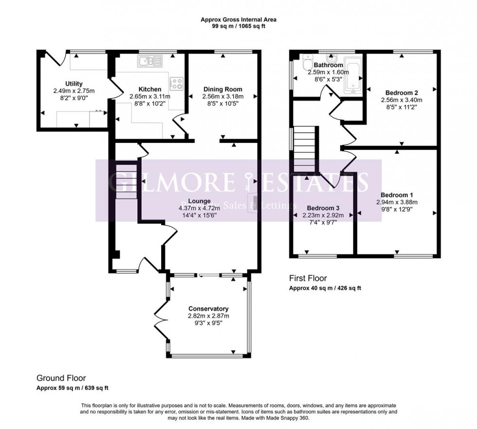 Floorplan for Leaway, Prudhoe