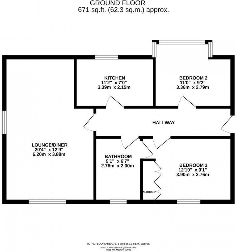 Floorplan for Southernwood, Consett